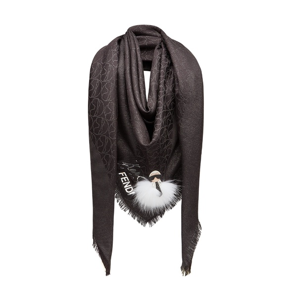 karl loves fendi scarf